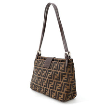 将图像加载到图库查看器中,FENDI Zucca Shoulder Bag Khaki26728 Canvas Leather