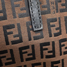 Load image into Gallery viewer, FENDI Zucchino Handbag Brown8BH018 Canvas Leather