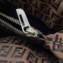 将图像加载到图库查看器中,FENDI Zucchino Handbag Brown8BH018 Canvas Leather