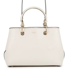 Load image into Gallery viewer, JIMMY CHOO Bonbon 2-way Tote Bag White Leather Size Small