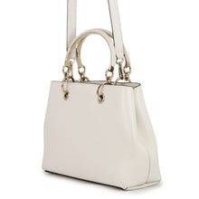 Load image into Gallery viewer, JIMMY CHOO Bonbon 2-way Tote Bag White Leather Size Small