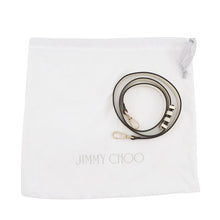 Load image into Gallery viewer, JIMMY CHOO Bonbon 2-way Tote Bag White Leather Size Small