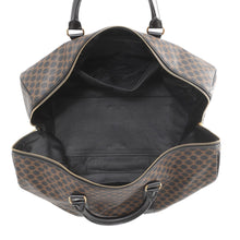 Load image into Gallery viewer, CELINE Macadam Travel Bag Brown/Black PVC Leather