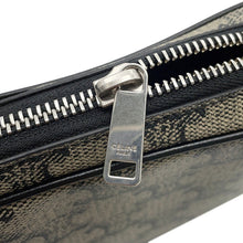 将图像加载到图库查看器中,CELINE Triomphe Shoulder Bag Gray/Black194502 PVC Leather