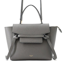 Load image into Gallery viewer, CELINE Belt bag Gray189003 Leather Size Nano