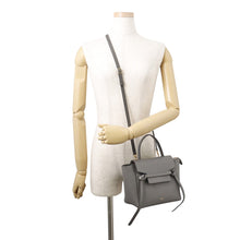 Load image into Gallery viewer, CELINE Belt bag Gray189003 Leather Size Nano