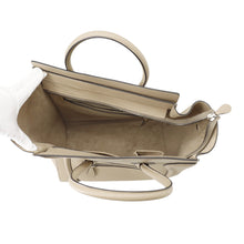 Load image into Gallery viewer, CELINE Luggage shopper Beige Leather Size Mini