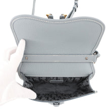 Load image into Gallery viewer, Dior Gallop Shoulder Bag Gray1ADPO033LAC_H11G Calf Leather Size Mini