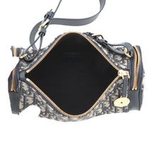 Load image into Gallery viewer, Dior Oblique East-West Shoulder Bag Navy/BeigeS3215UTZQ_M928 Canvas Leather Size Mini