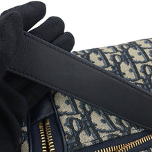 Load image into Gallery viewer, Dior Oblique East-West Shoulder Bag Navy/BeigeS3215UTZQ_M928 Canvas Leather Size Mini