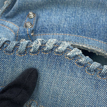 Load image into Gallery viewer, BALENCIAGA Neo Kagor Blue700940210BI4715 Denim Rhinestone Size XS
