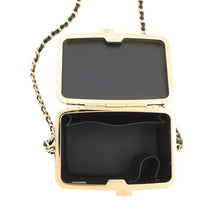 Load image into Gallery viewer, CHANEL Matelasse Chain Vanity Bag Black Lambskin