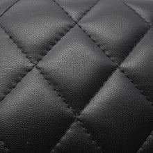 Load image into Gallery viewer, CHANEL Matelasse Chain Vanity Bag Black Lambskin