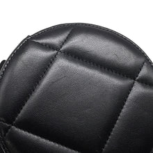 Load image into Gallery viewer, CHANEL Round Chain Shoulder Bag BlackAP0945 Lambskin
