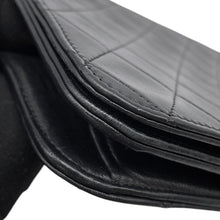 将图像加载到图库查看器中,CHANEL Matelasse Push Lock ChainShoulder Bag Black Lambskin