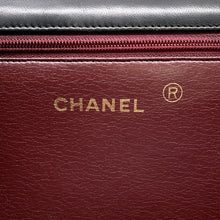将图像加载到图库查看器中,CHANEL Matelasse Push Lock ChainShoulder Bag Black Lambskin