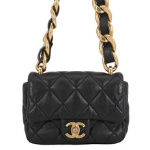 Load image into Gallery viewer, CHANEL Matelasse Chain Shoulder Bag BlackAS3214 Leather
