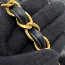 Load image into Gallery viewer, CHANEL Matelasse Chain Shoulder Bag Black Leather