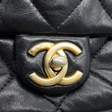 Load image into Gallery viewer, CHANEL Matelasse Chain Shoulder Bag Black Leather