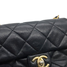 Load image into Gallery viewer, CHANEL Matelasse Chain Shoulder Bag Black Leather