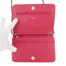 Load image into Gallery viewer, CHANEL Boy Chanel Chain Wallet PinkAP1117 Caviar Leather