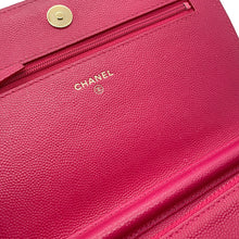 Load image into Gallery viewer, CHANEL Boy Chanel Chain Wallet PinkAP1117 Caviar Leather