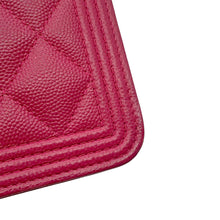Load image into Gallery viewer, CHANEL Boy Chanel Chain Wallet PinkAP1117 Caviar Leather