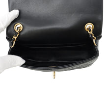 将图像加载到图库查看器中,CHANEL Matelasse Chain Shoulder Bag BlackAS3456 Lambskin Size Mini