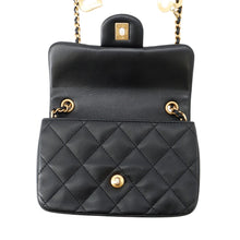 将图像加载到图库查看器中,CHANEL Matelasse Chain Shoulder Bag BlackAS3456 Lambskin Size Mini