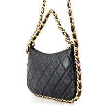 Load image into Gallery viewer, CHANEL Matelasse 2way Bag BlackAP3487 Lambskin