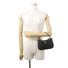 Load image into Gallery viewer, CHANEL Matelasse 2way Bag BlackAP3487 Lambskin