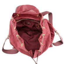 Load image into Gallery viewer, PRADA Triangle Logo Backpack BordeauxBZ0030_2AIG_F0403 Nylon Saffiano LeatherLeather