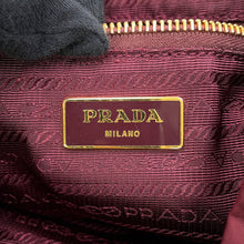 Load image into Gallery viewer, PRADA Triangle Logo Backpack BordeauxBZ0030_2AIG_F0403 Nylon Saffiano LeatherLeather