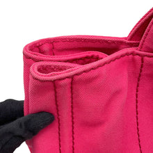 将图像加载到图库查看器中,PRADA Canapa 2way Tote Bag Pink1BG642 Canvas Size Medium