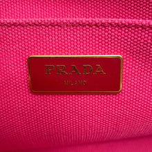 将图像加载到图库查看器中,PRADA Canapa 2way Tote Bag Pink1BG642 Canvas Size Medium