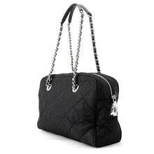 将图像加载到图库查看器中,PRADA Quilted ChainTote Bag Black1BB903 Nylon