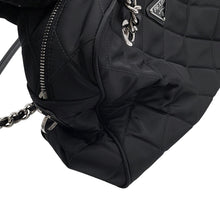 将图像加载到图库查看器中,PRADA Quilted ChainTote Bag Black1BB903 Nylon