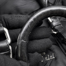 将图像加载到图库查看器中,PRADA Logo Handbag Black Nylon
