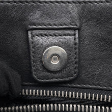将图像加载到图库查看器中,PRADA Logo Handbag Black Nylon
