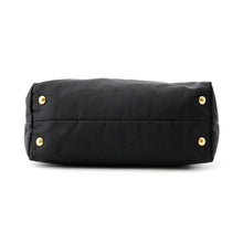 将图像加载到图库查看器中,PRADA Logo Handbag BlackBN1615 Nylon Leather