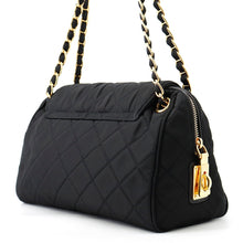 Load image into Gallery viewer, PRADA Quilted Chain Tote Bag BlackBR4965 Nylon