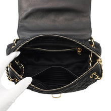 Load image into Gallery viewer, PRADA Quilted Chain Tote Bag BlackBR4965 Nylon