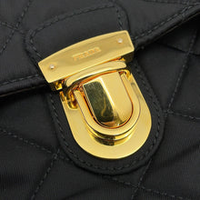 Load image into Gallery viewer, PRADA Quilted Chain Tote Bag BlackBR4965 Nylon