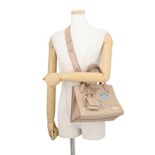 Load image into Gallery viewer, PRADA Robot 2-way Tote Bag Jasmin Flower1BA156 Saffiano LeatherLeather