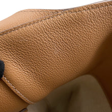 将图像加载到图库查看器中,PRADA Logo Tote Bag Brown2VG123 Leather