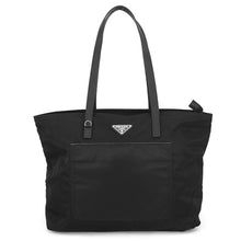 Load image into Gallery viewer, PRADA Logo Shopping Bag Tote Bag Black1BG052_V44_F0002 Nylon Saffiano Leather