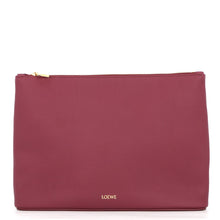 Load image into Gallery viewer, LOEWE Oblong Pouch Clutch Bag BordeauxQ730C63X01 Leather