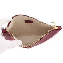 Load image into Gallery viewer, LOEWE Oblong Pouch Clutch Bag BordeauxQ730C63X01 Leather