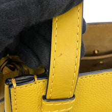 Load image into Gallery viewer, LOEWE Gate Top Handle 2-Way Tote Bag Yellow321.12.Z99 Leather Size Mini