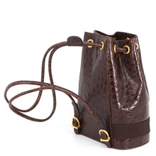 Load image into Gallery viewer, Ferragamo Vala Backpack Brown215676 Leather